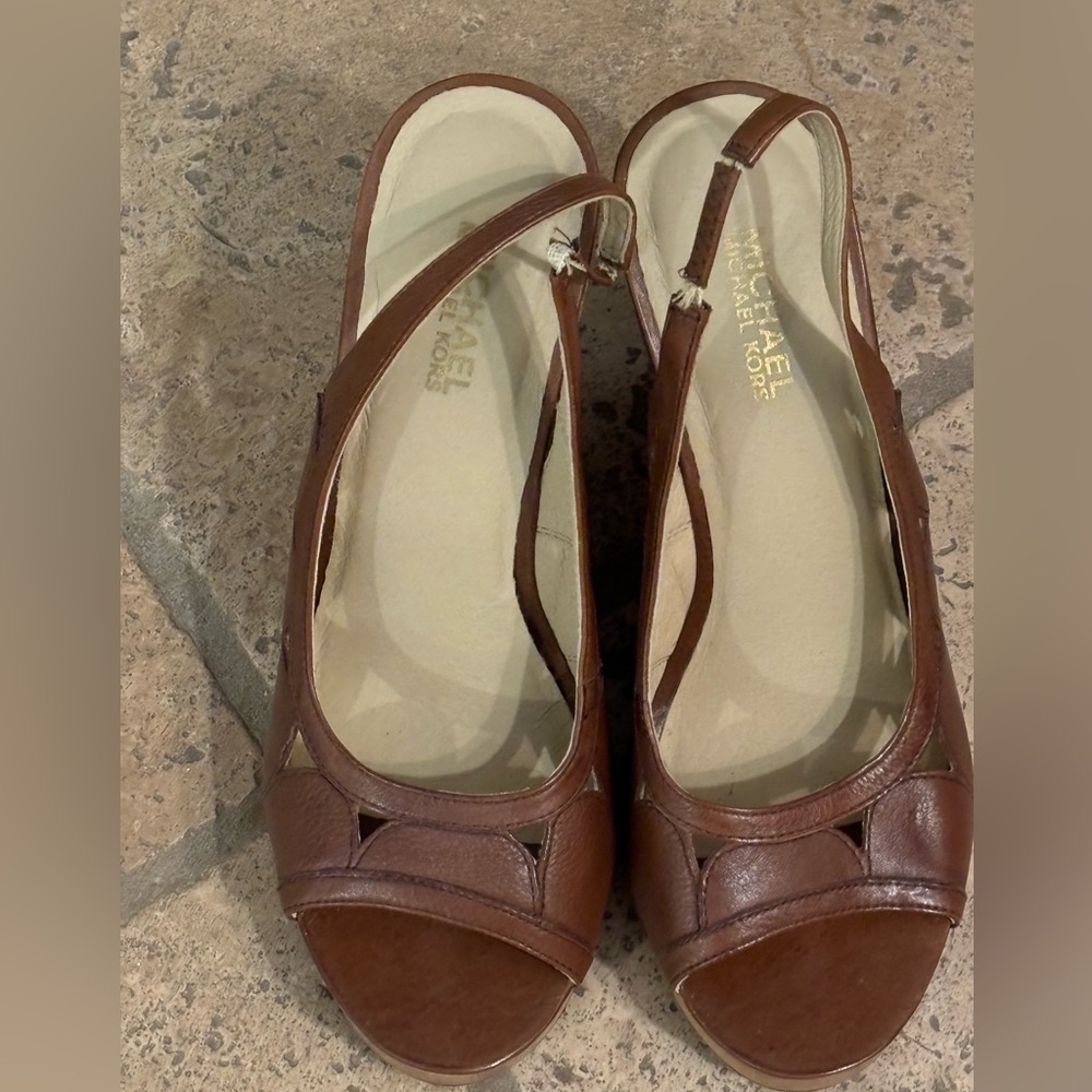 Michael Kors wedge sandal size 10 -new